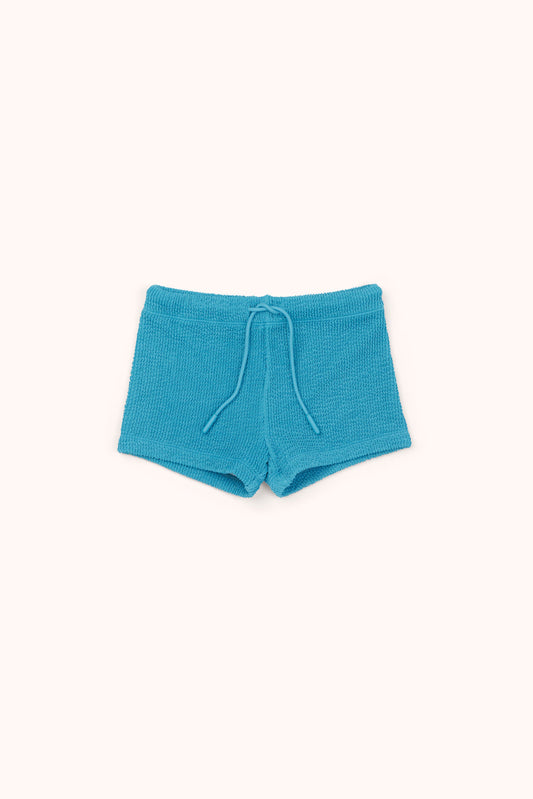 Textured Swim Shorts - SEA BLUE