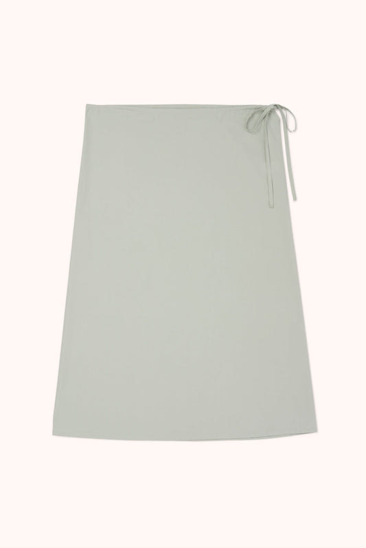 Women Midi Skirts- MIST GREEN